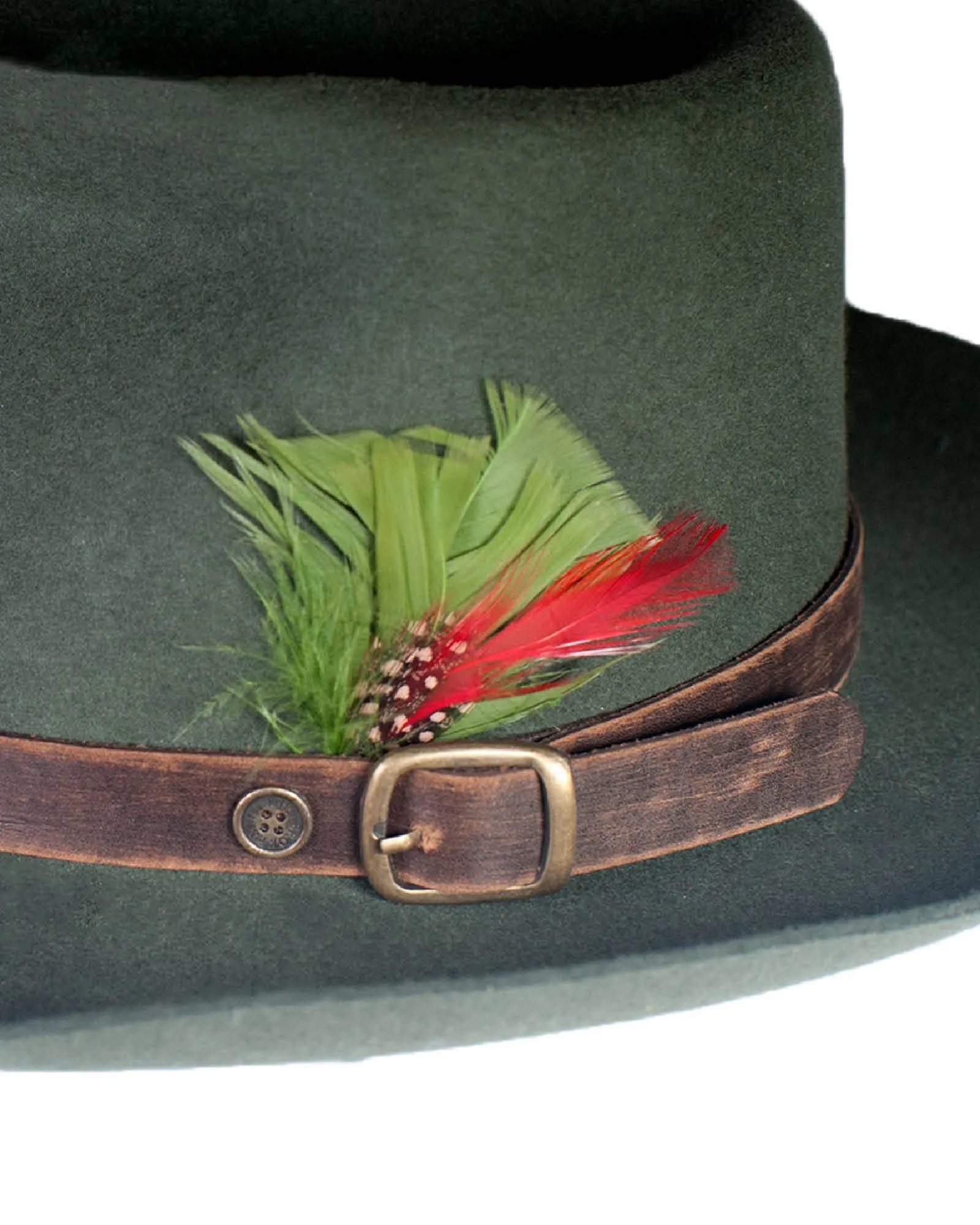The Bromley Felt Hat - Forest Green sold by Fallen Broken Street product image thumbnail 2