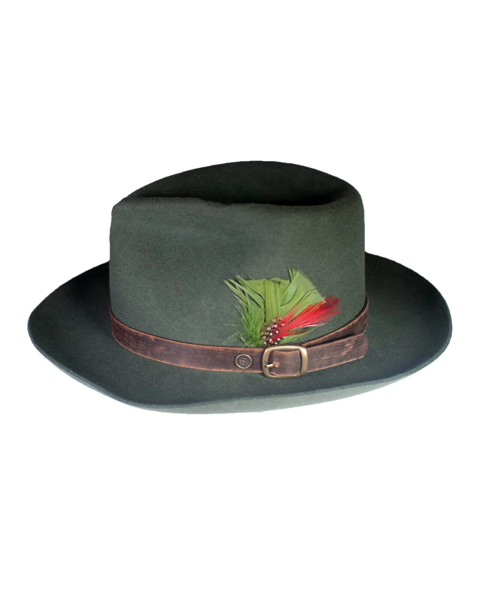 The Bromley Felt Hat - Forest Green sold by Fallen Broken Street