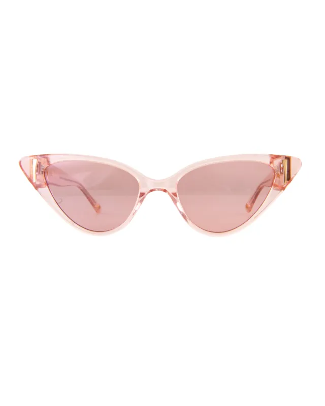 The Astral Plane – Pink Cat-Eye Sunglasses | Pink Polarised Lenses sold by Fallen Broken Street
