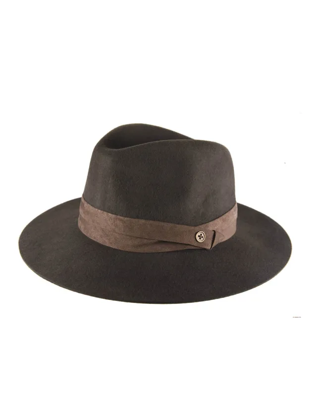 The Moment Wide Felt Hat - Dusty Green sold by Fallen Broken Street