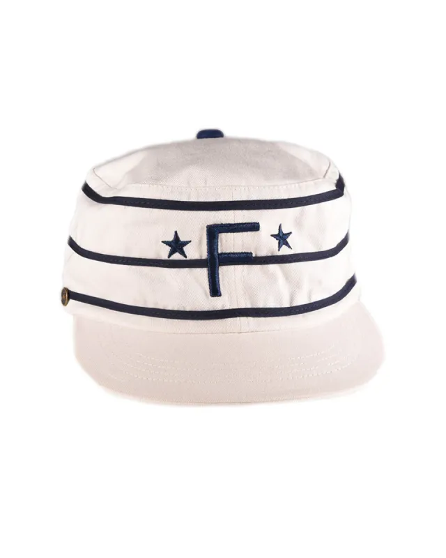 The 1930's - White/Navy sold by Fallen Broken Street