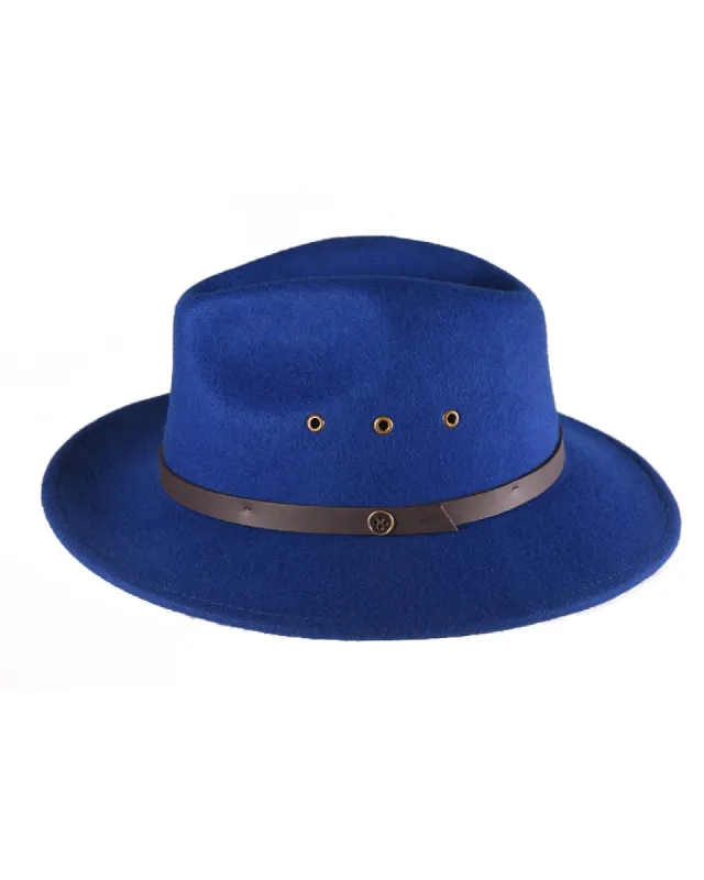 The RataTat Felt Hat - Royal Blue sold by Fallen Broken Street