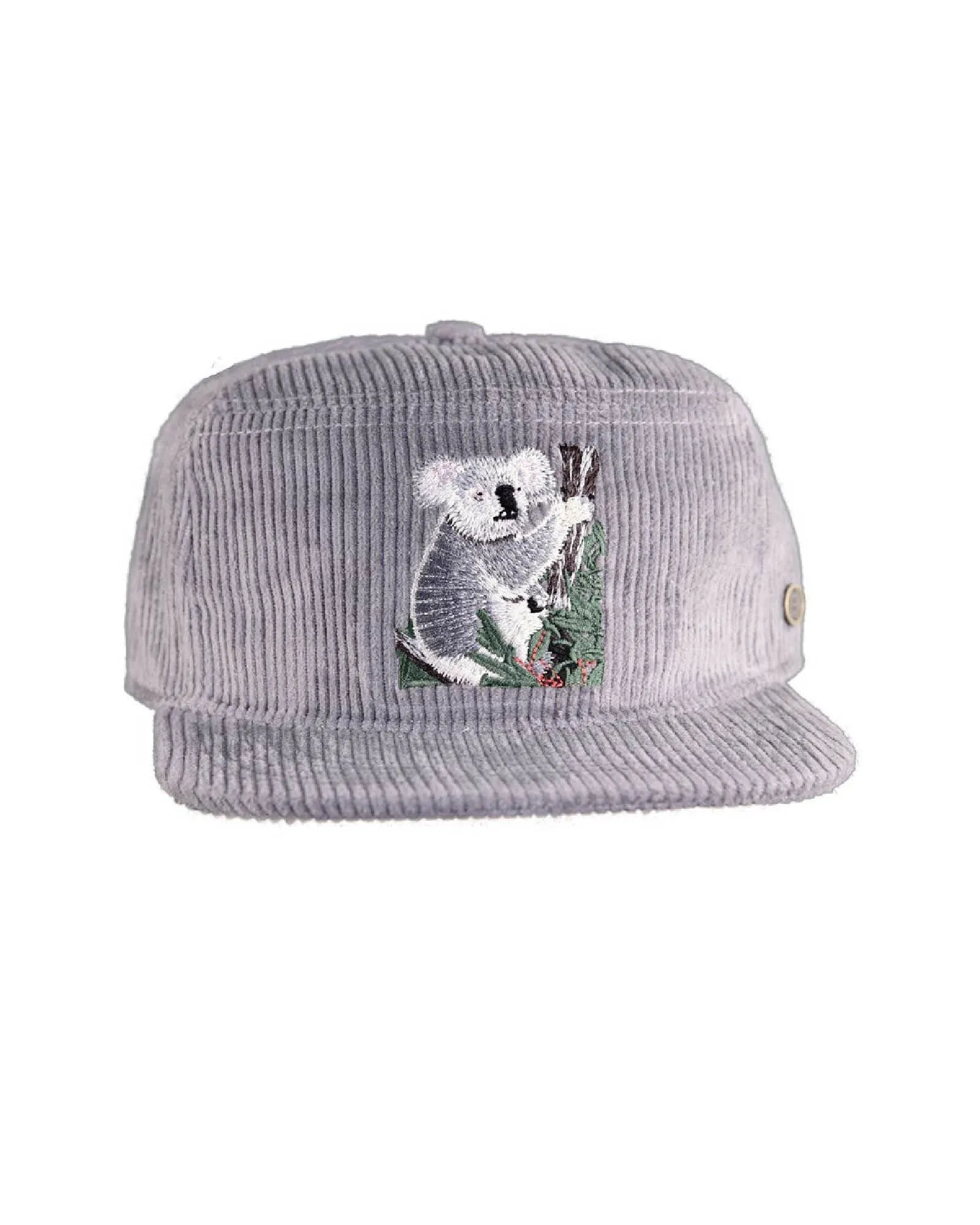 The Stash Cap - Corduroy - Koala Grey sold by Fallen Broken Street
