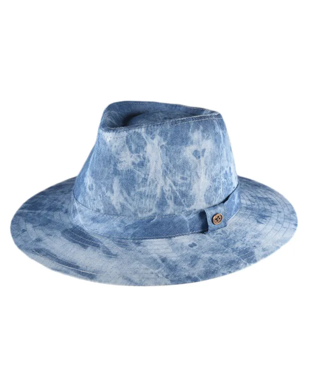 The Denim Dingo Denim Hat - Acid blues sold by Fallen Broken Street