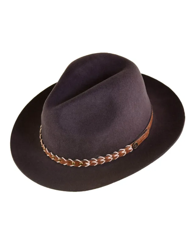The Cove Felt Hat - Chocolate sold by Fallen Broken Street