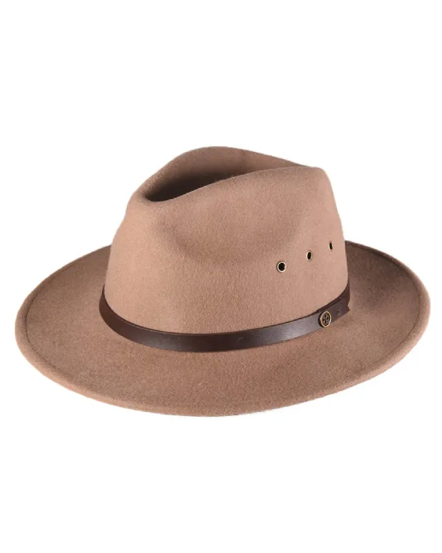 The Ratatat Felt Hat - TAN sold by Fallen Broken Street