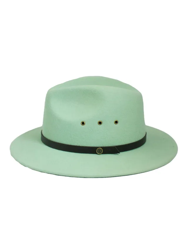 The Ratatat Felt Hat – Mint sold by Fallen Broken Street