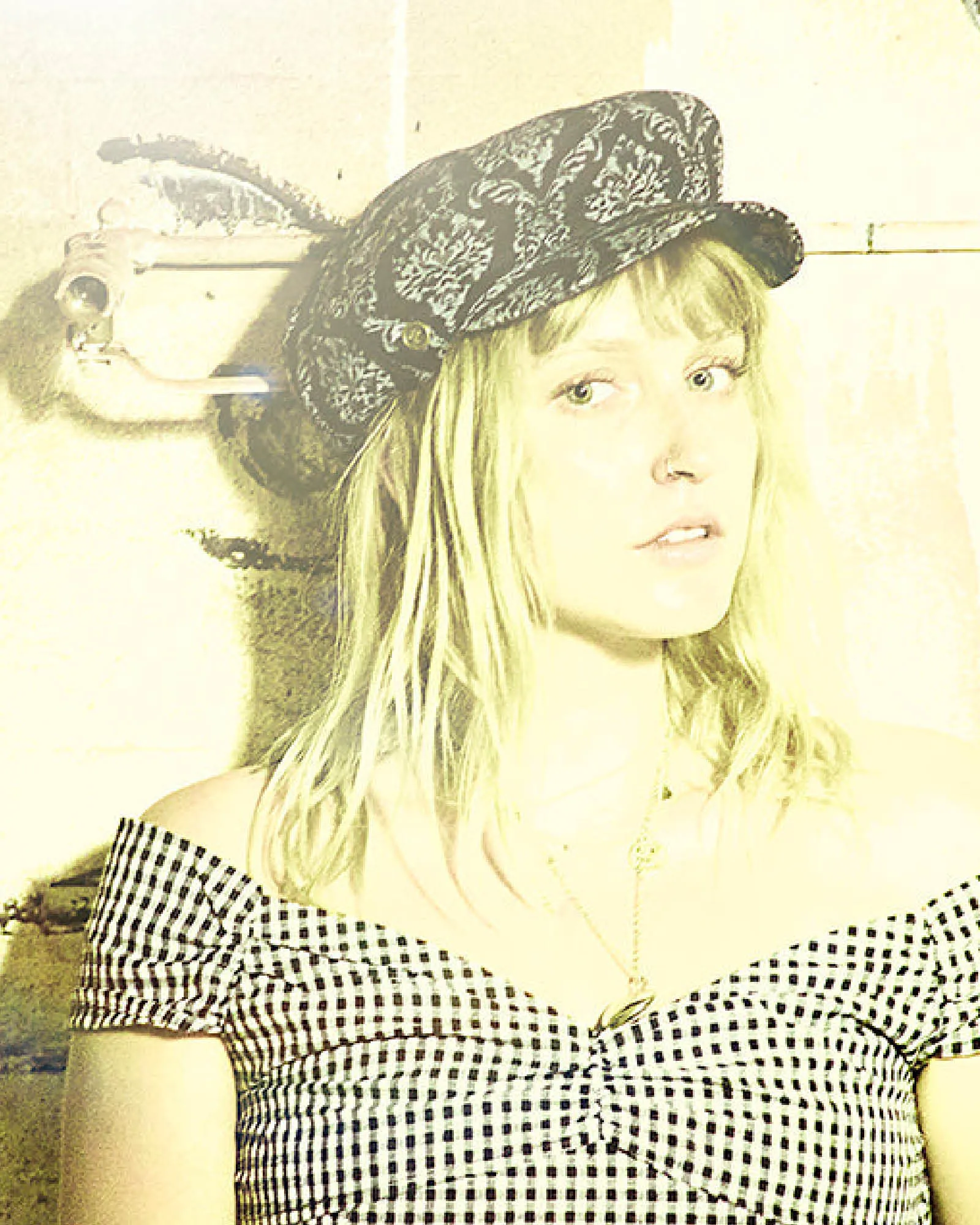 The Twist Paperboy Cap - Navy Tapestry sold by Fallen Broken Street product image thumbnail 3
