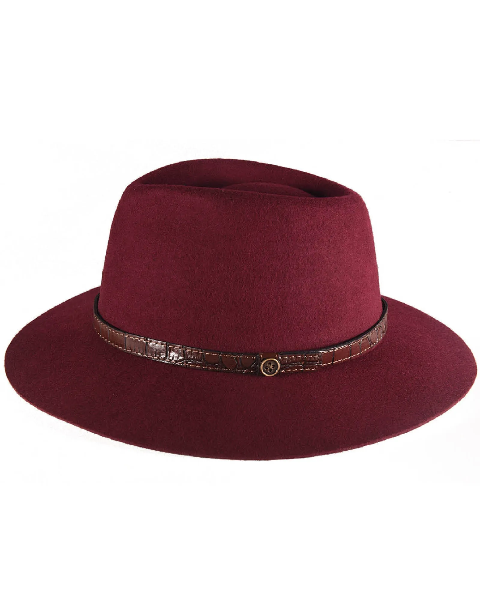 The DiNgo Felt Hat - Wine sold by Fallen Broken Street