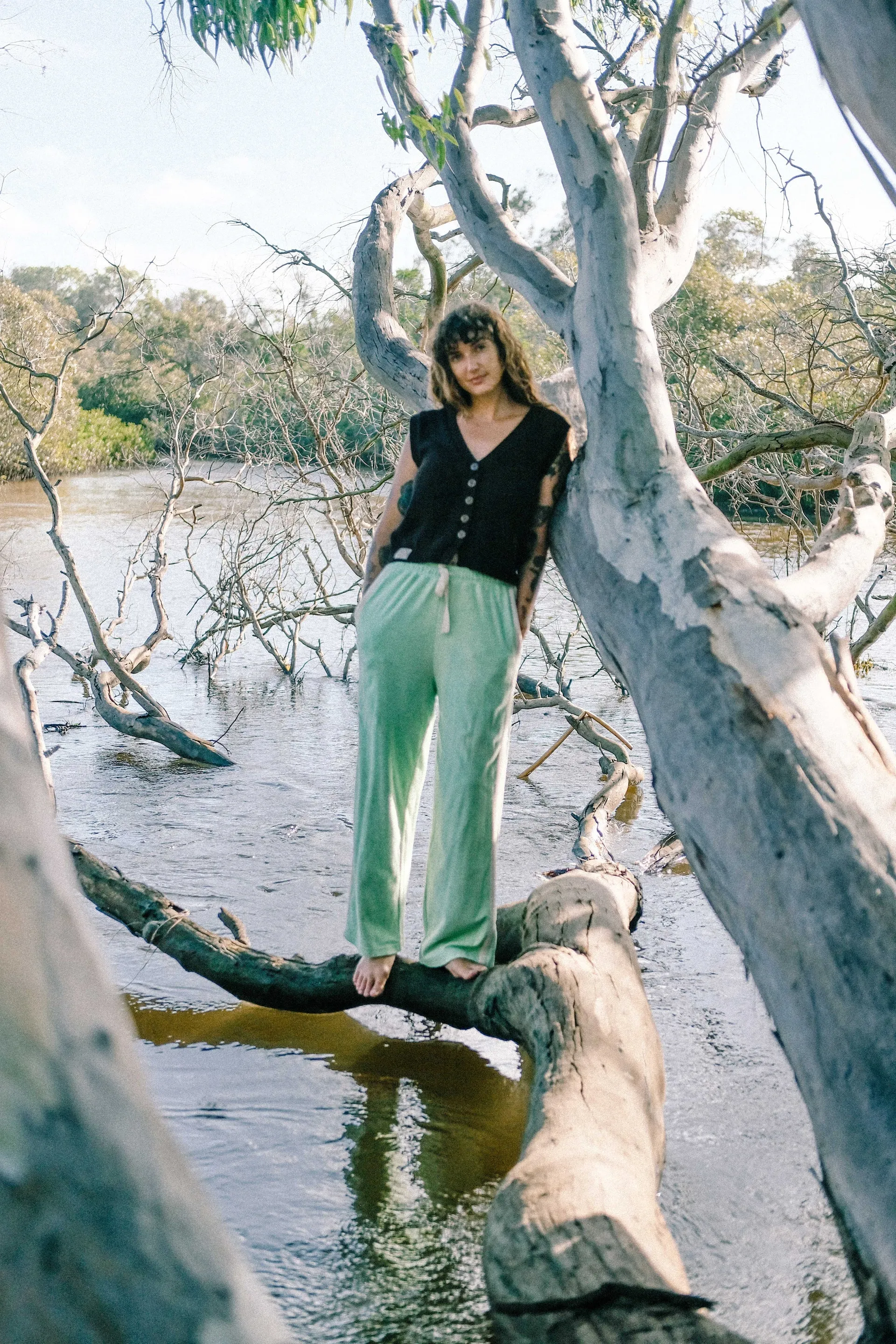 Après Surf Pant in Mint sold by Fallen Broken Street product image thumbnail 2