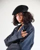 The Château Beret – Black Wool French Artist Hat sold by Fallen Broken Street