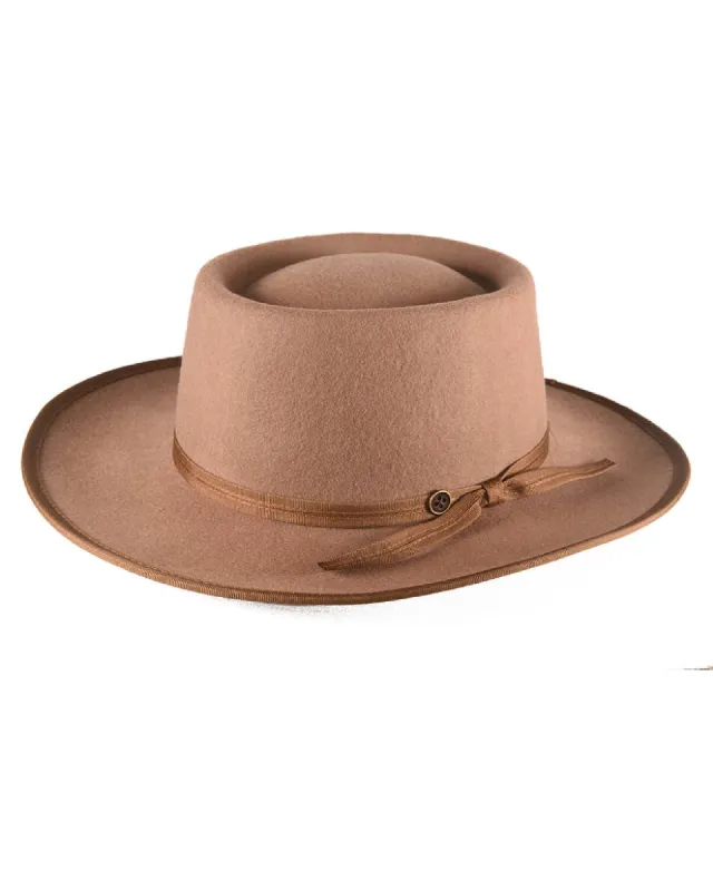 The Overlander Felt Hat - Tan sold by Fallen Broken Street