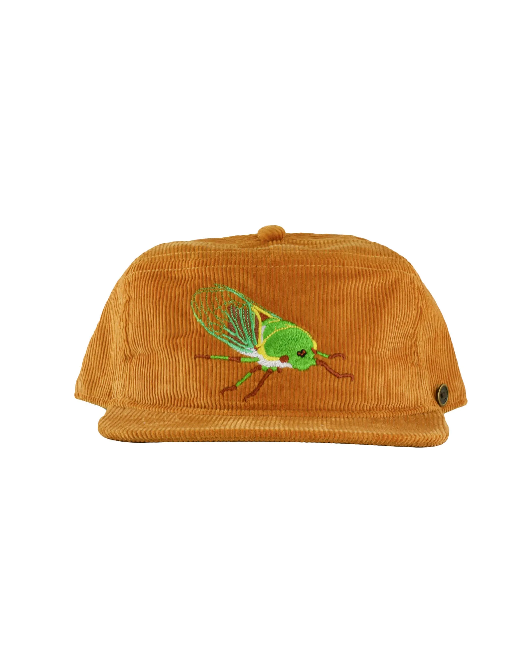 The Stash Cap – Cicada – Mustard Corduroy sold by Fallen Broken Street