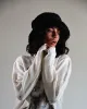 The Cosmic Girl Bucket Hat - Black Faux Fur sold by Fallen Broken Street