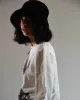 The Cosmic Girl Bucket Hat - Black Faux Fur sold by Fallen Broken Street