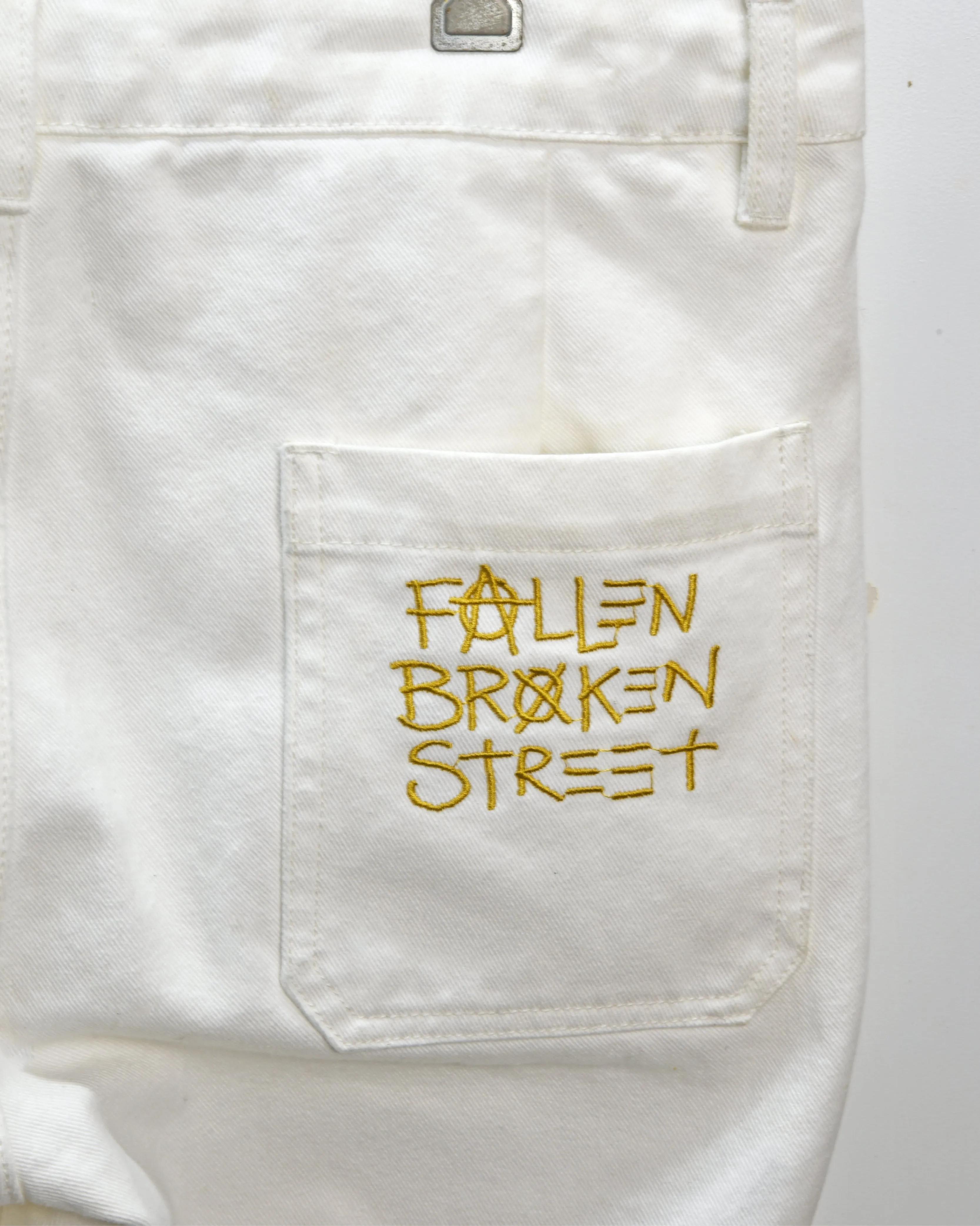 The Sonder Jean — Unisex Premium White Denim (Preorder) sold by Fallen Broken Street product image thumbnail 2