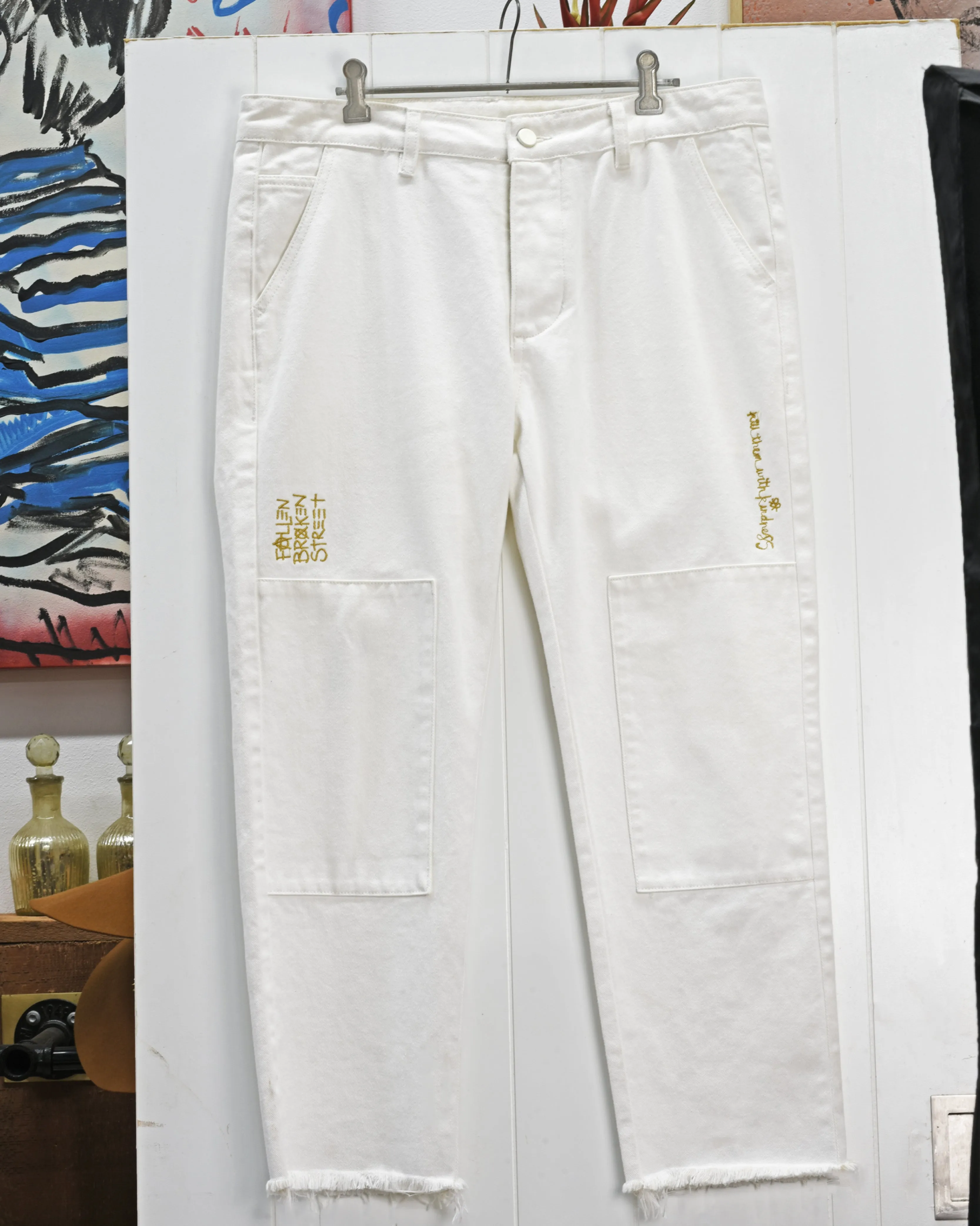 The Sonder Jean — Unisex Premium White Denim (Preorder) sold by Fallen Broken Street