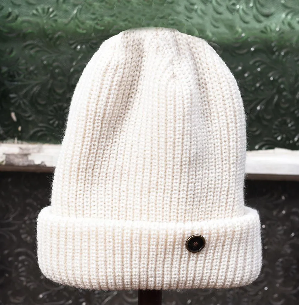 The Wally Beanie JNR. White sold by Fallen Broken Street product image thumbnail 2