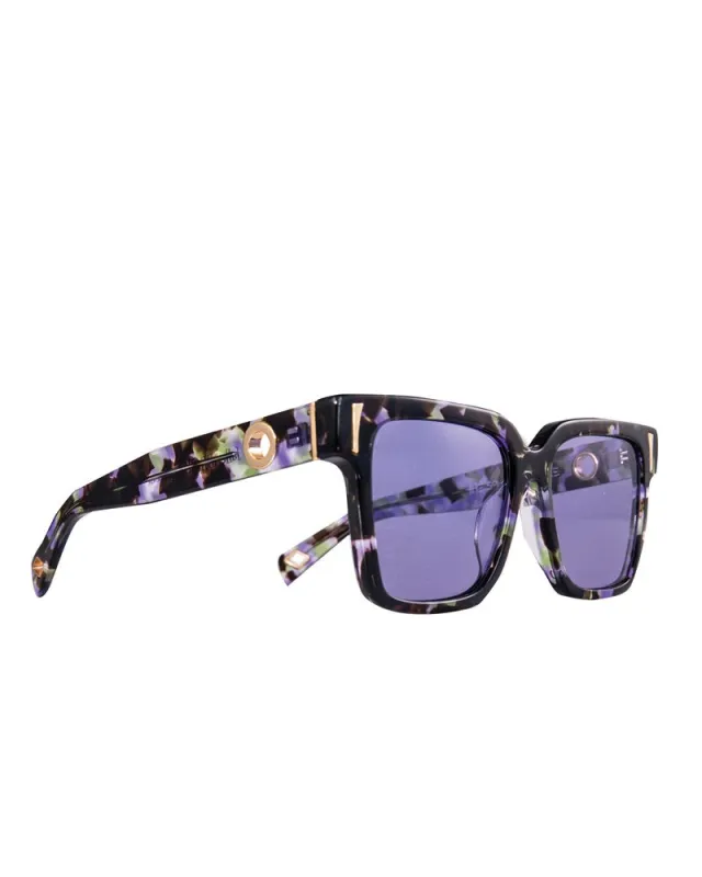 THE SOLAR FLARE Sunglasses Moondust | Polarised Purple Lenses sold by Fallen Broken Street
