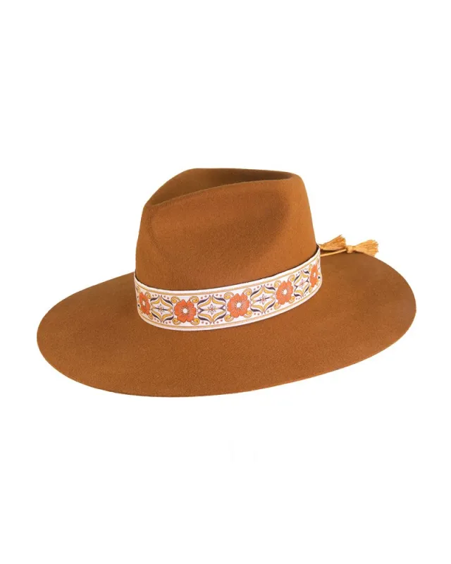 FBS x Nine Lives Bazaar – Rust - Festival Hat sold by Fallen Broken Street