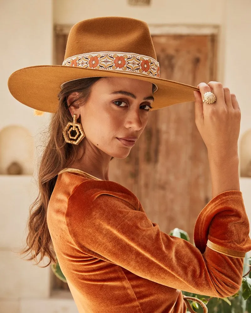 FBS x Nine Lives Bazaar – Rust - Festival Hat sold by Fallen Broken Street product image thumbnail 4