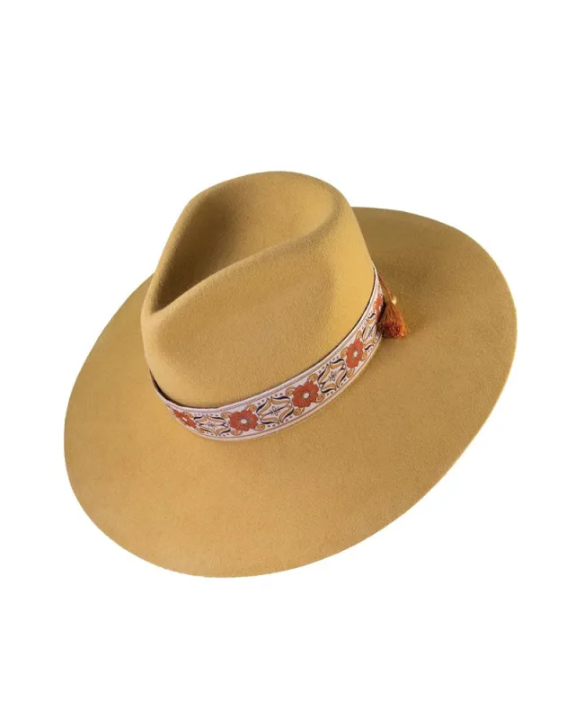 FBS X NINE LIVES - Mustard - Festival Hat sold by Fallen Broken Street