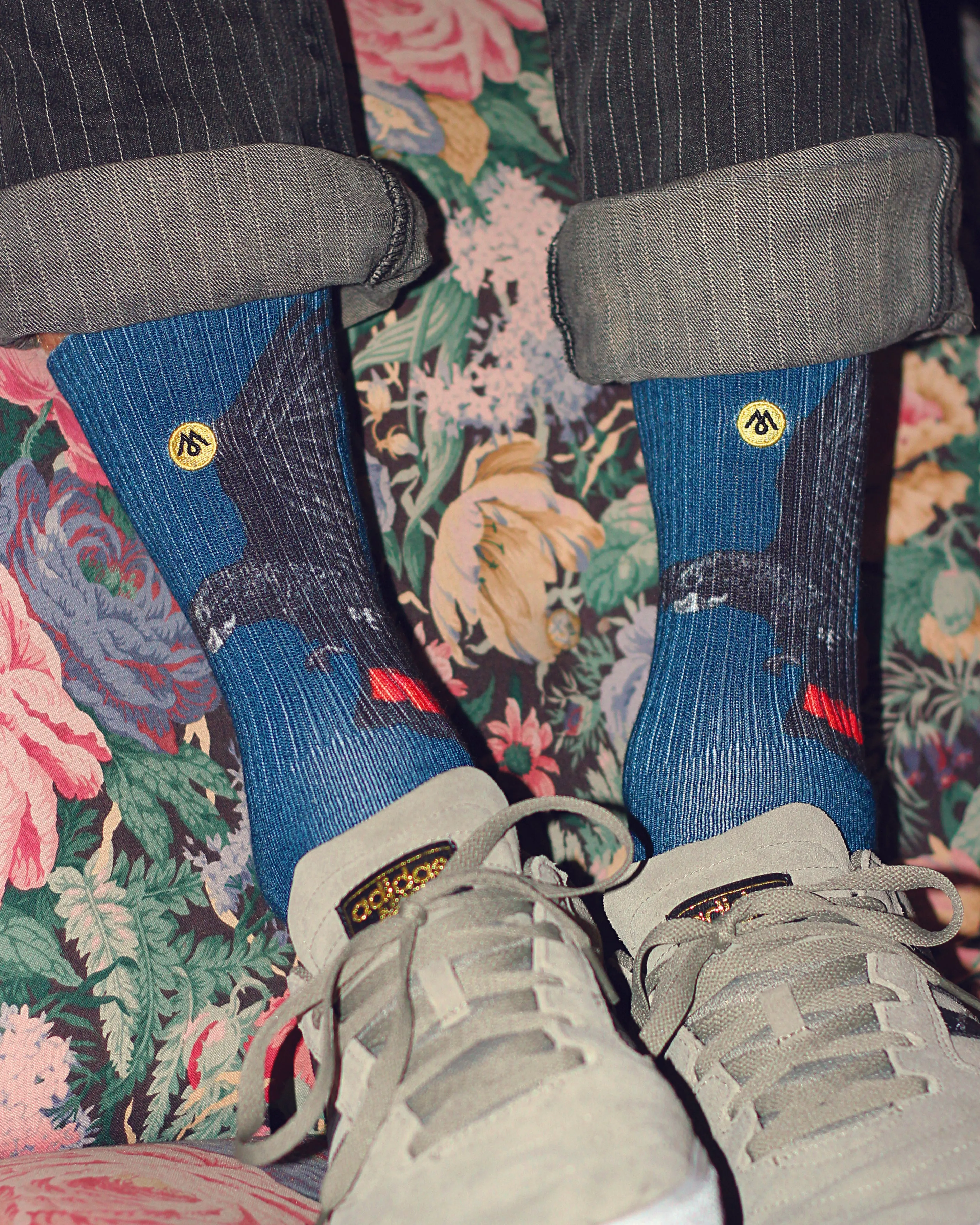 Mennie Socks – Red Tailed Black Cockatoo sold by Fallen Broken Street product image thumbnail 2