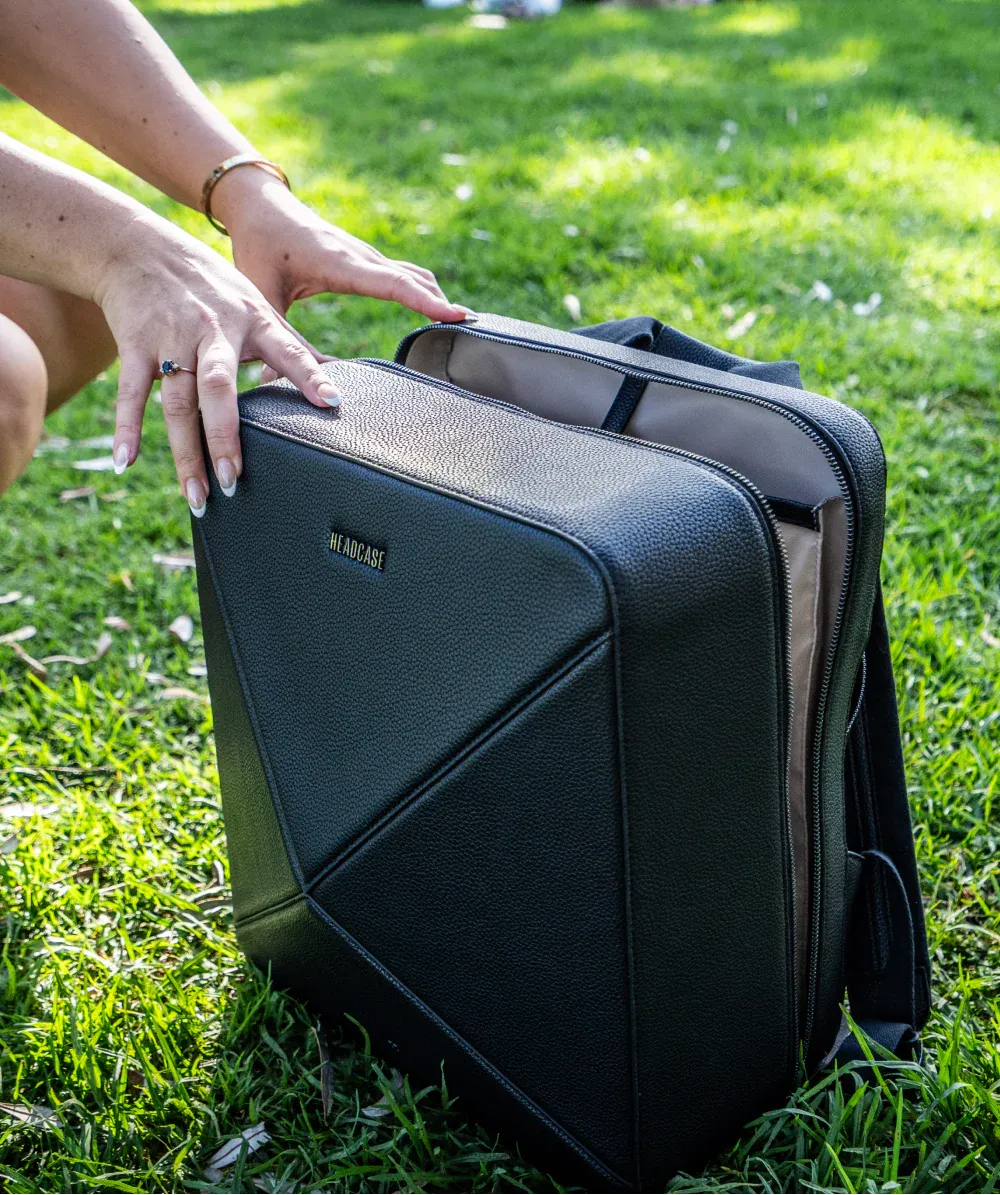 Byron Boho Noir – Weekender Hat Backpack by Headcase sold by Fallen Broken Street product image thumbnail 3