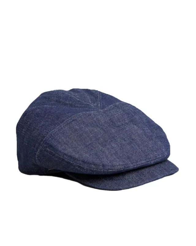 The Twist Paperboy Cap - Blue Jean sold by Fallen Broken Street