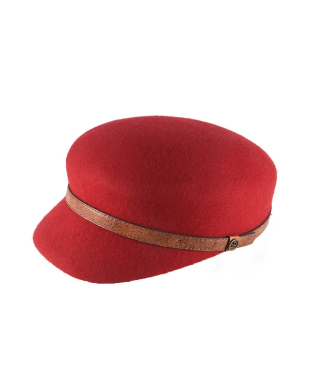 The Slipway Felt Hat - Red sold by Fallen Broken Street
