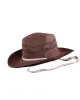 The Lover Straw Hat – Chocolate | Wide Brim Summer Hat sold by Fallen Broken Street