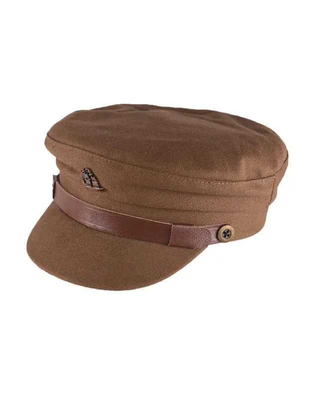 The Sea Cap - Chocolate Canvas sold by Fallen Broken Street