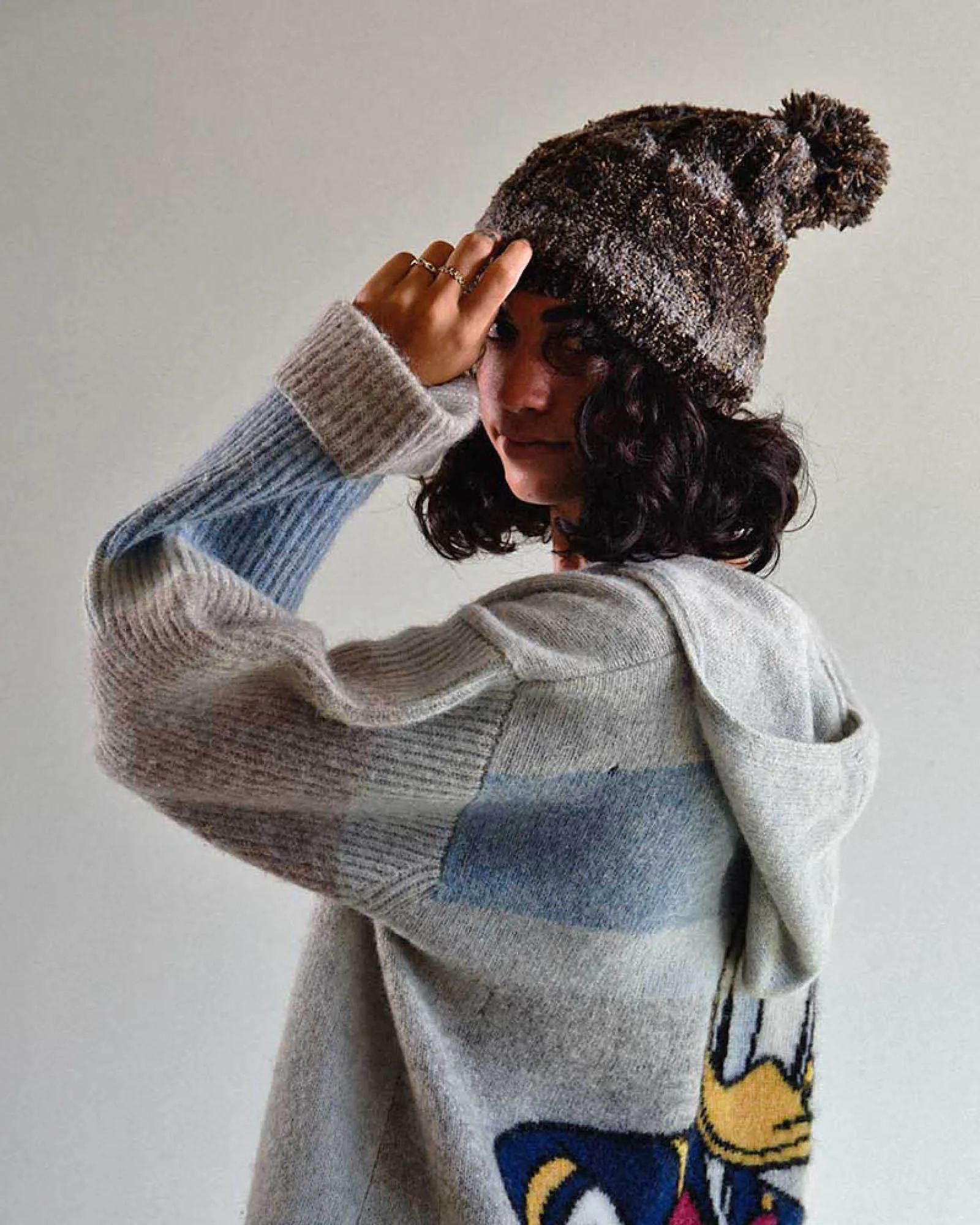 The Dust Beanie - Chocolate sold by Fallen Broken Street product image thumbnail 2