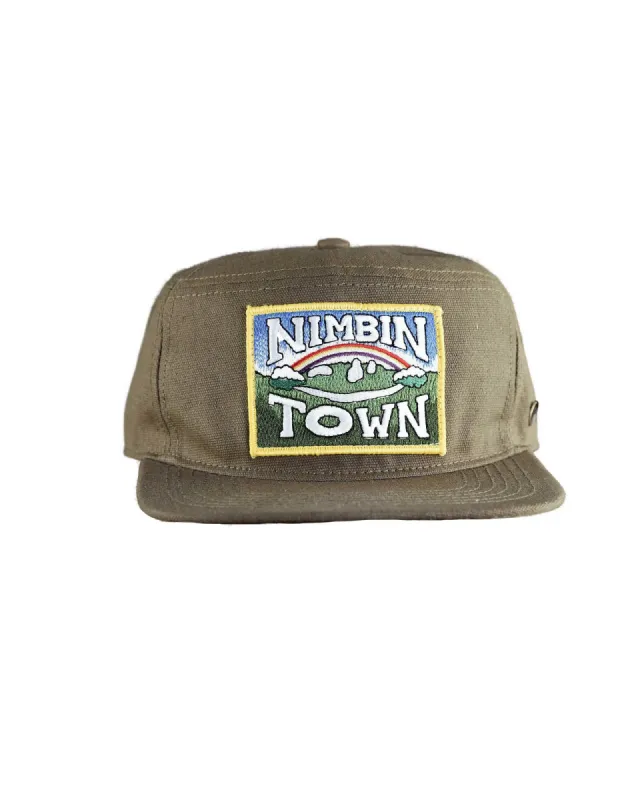 The Stash Cap – Canvas Nimbin 10-Panel Cap with Secret Pocket sold by Fallen Broken Street