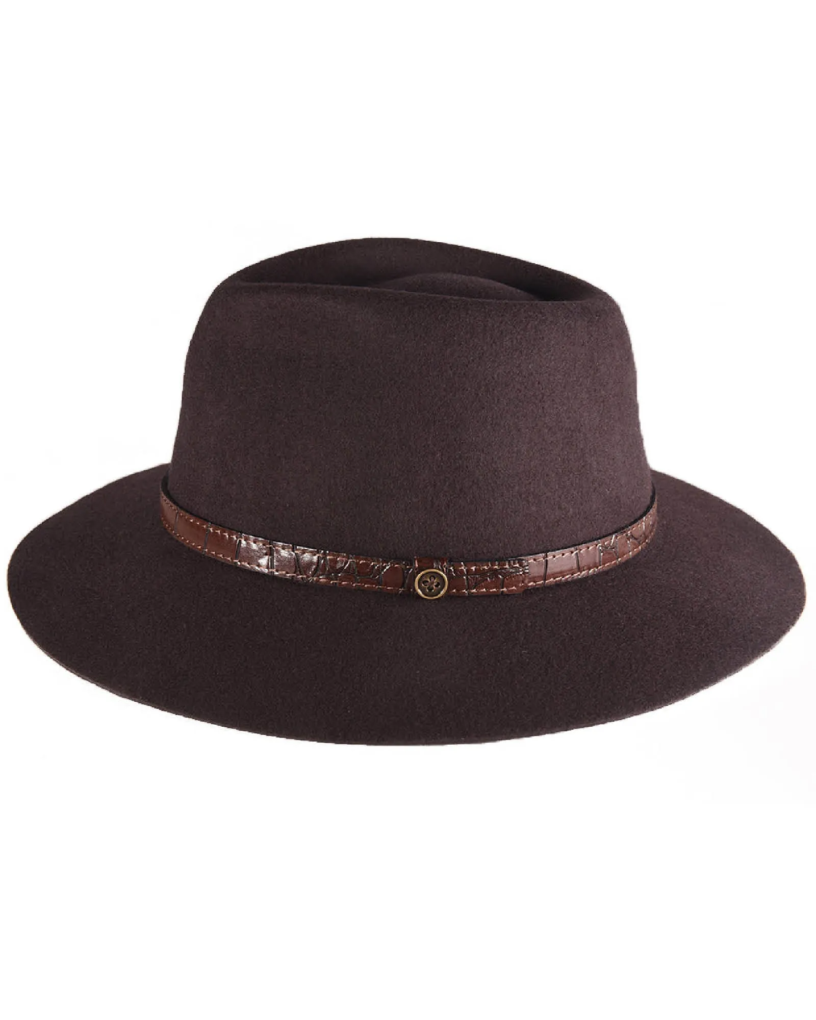 tHe DiNgo Felt Hat - Chocolate sold by Fallen Broken Street product image thumbnail 2