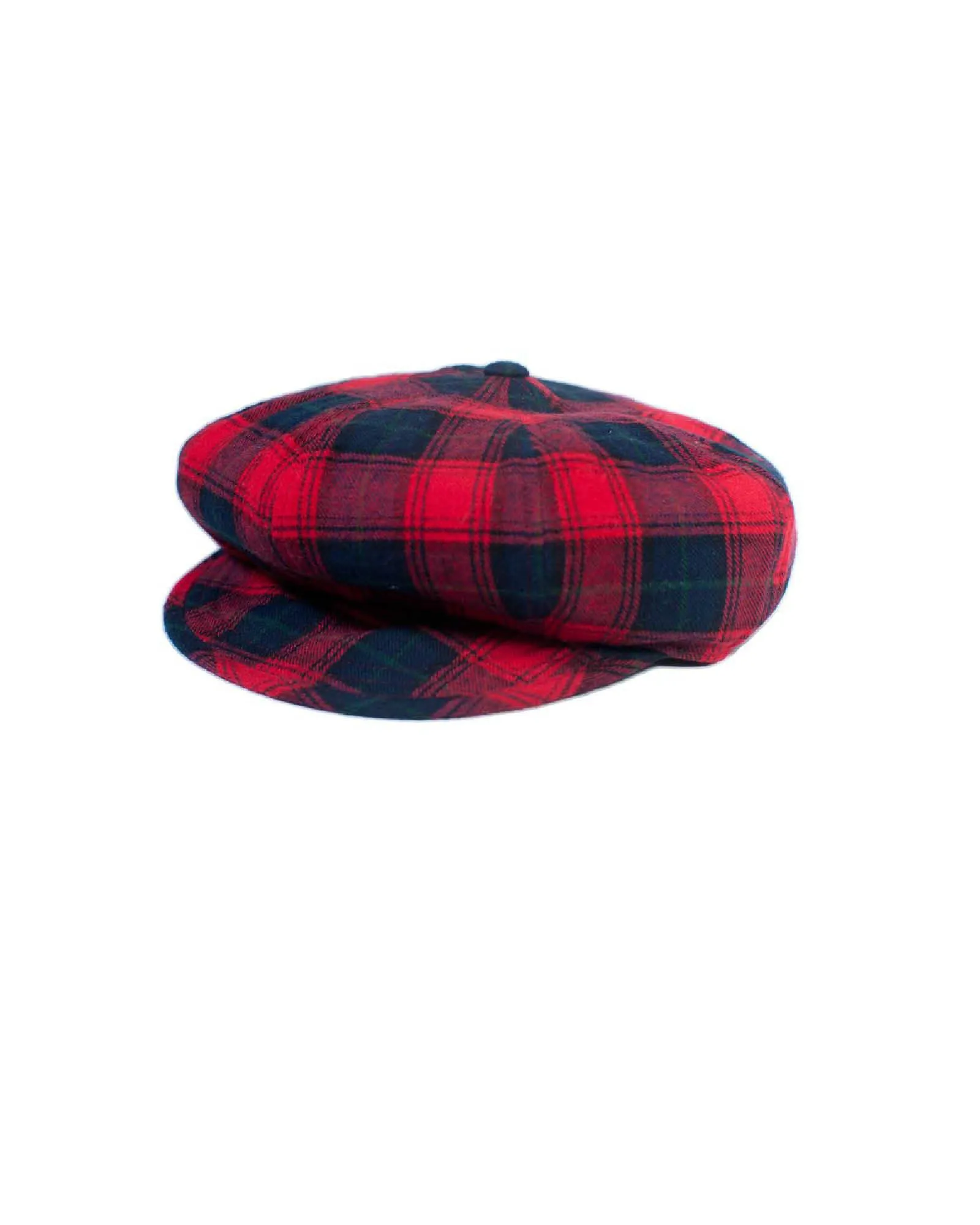The Oliver Cap - Red Tartan sold by Fallen Broken Street