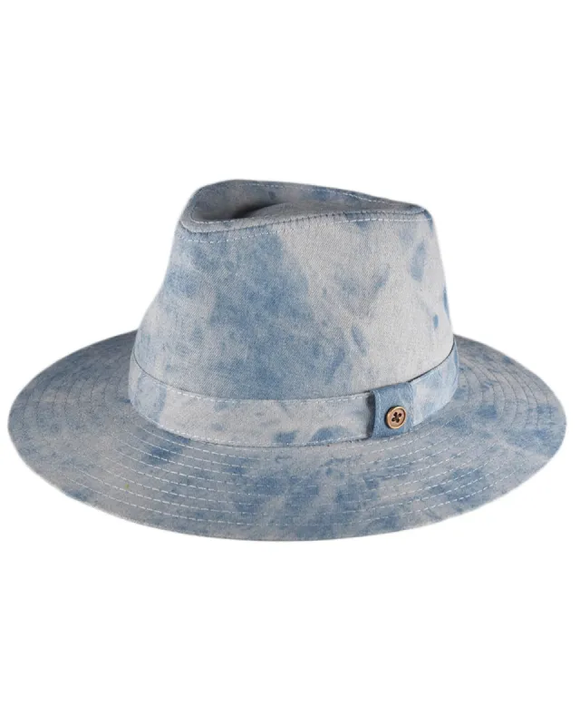 The Denim Dingo Denim Hat- Acid light sold by Fallen Broken Street