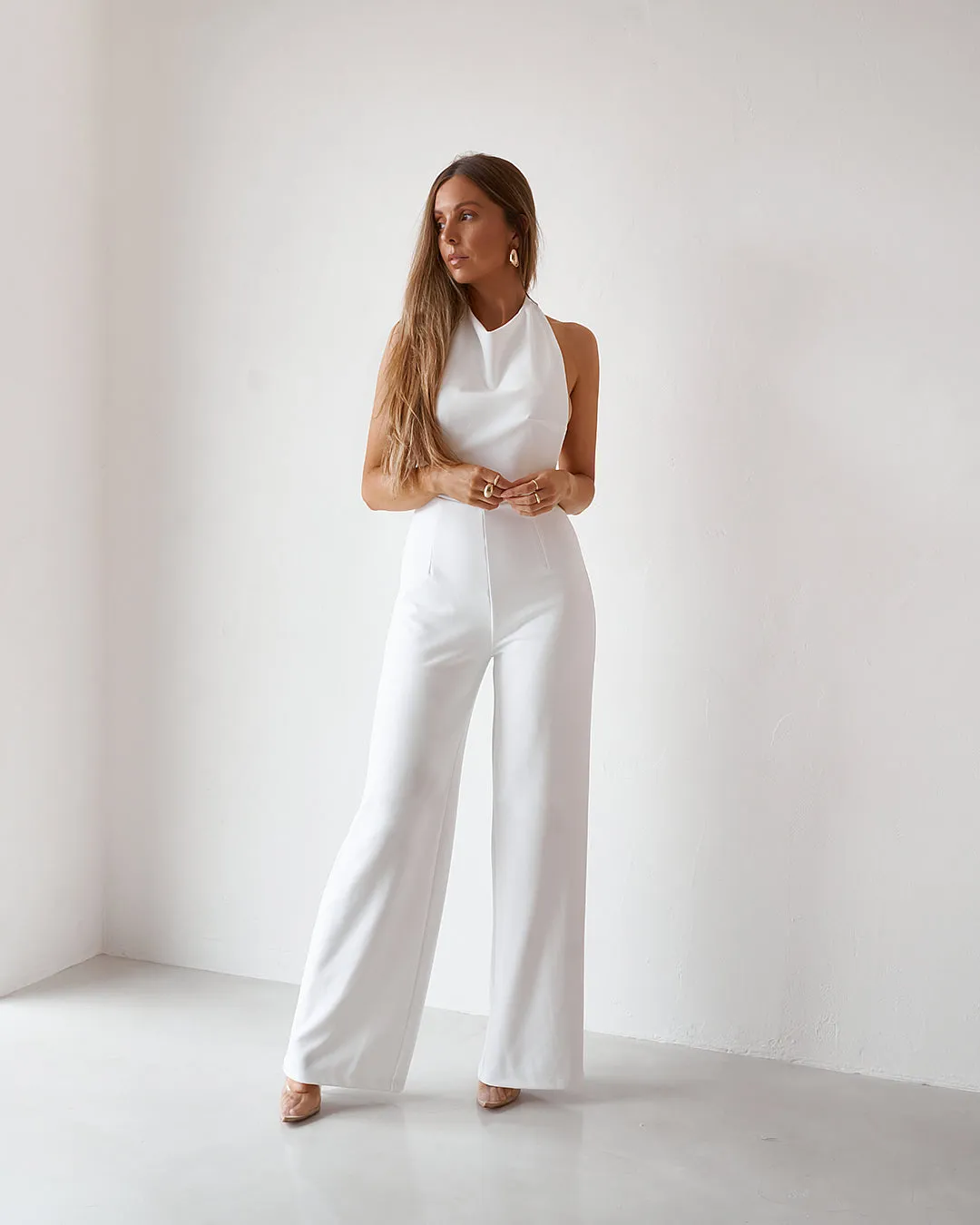 Backless Jumpsuit - Vintage White sold by Old Sport product image thumbnail 3