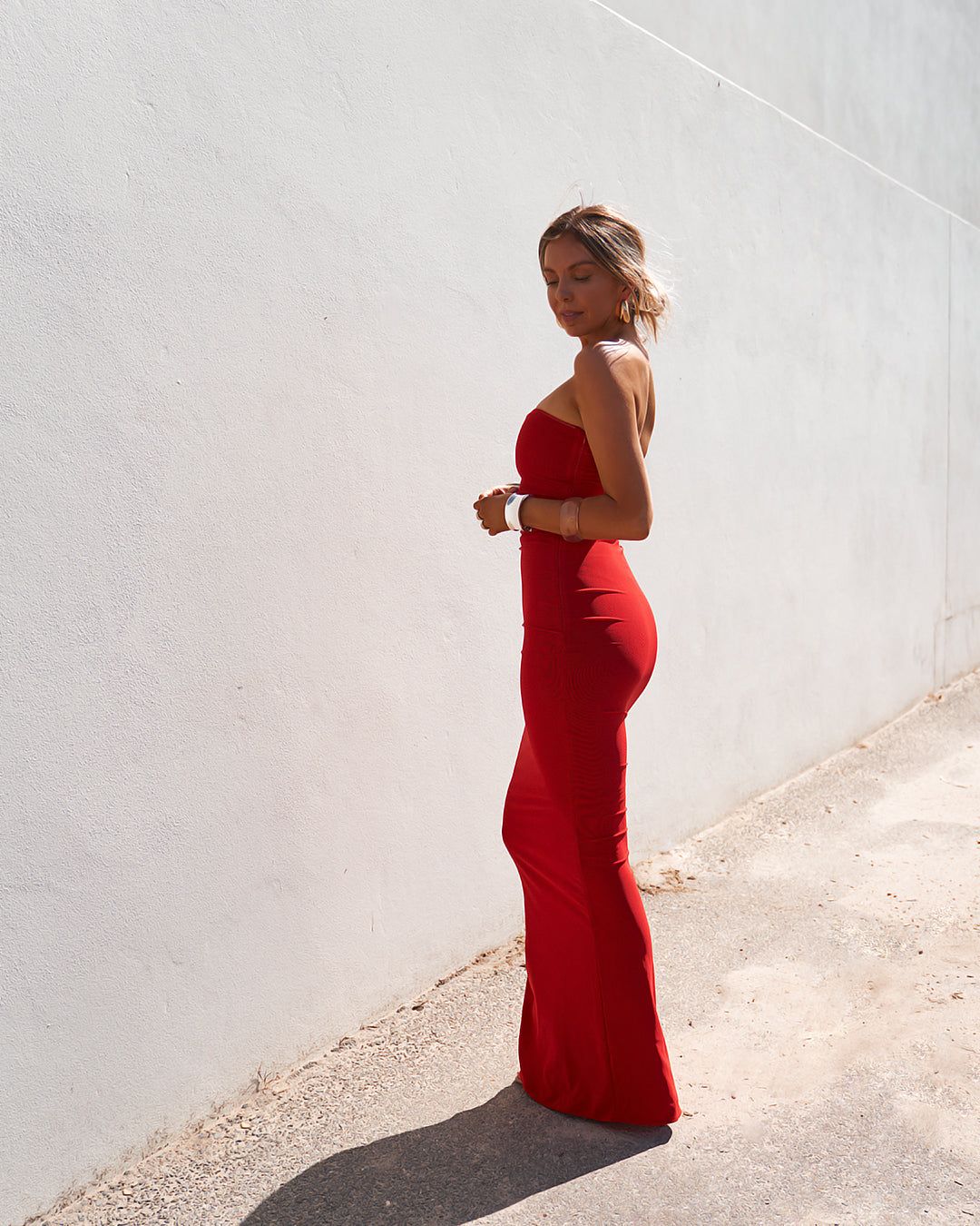 Power Mesh Bandeau - Chilli (Back Order) sold by Old Sport product image thumbnail 5