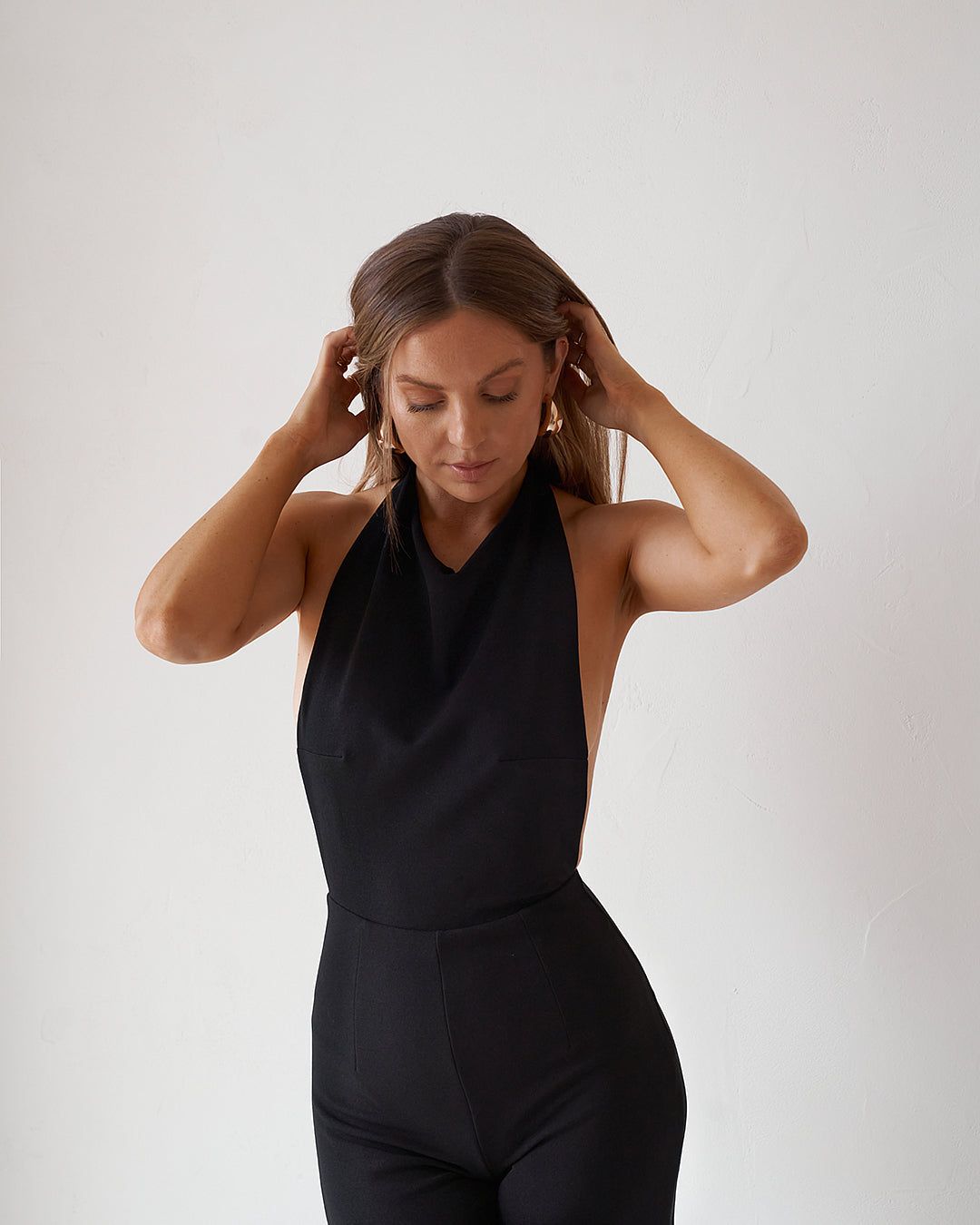 Backless Jumpsuit - Black (Back Order) sold by Old Sport product image thumbnail 4