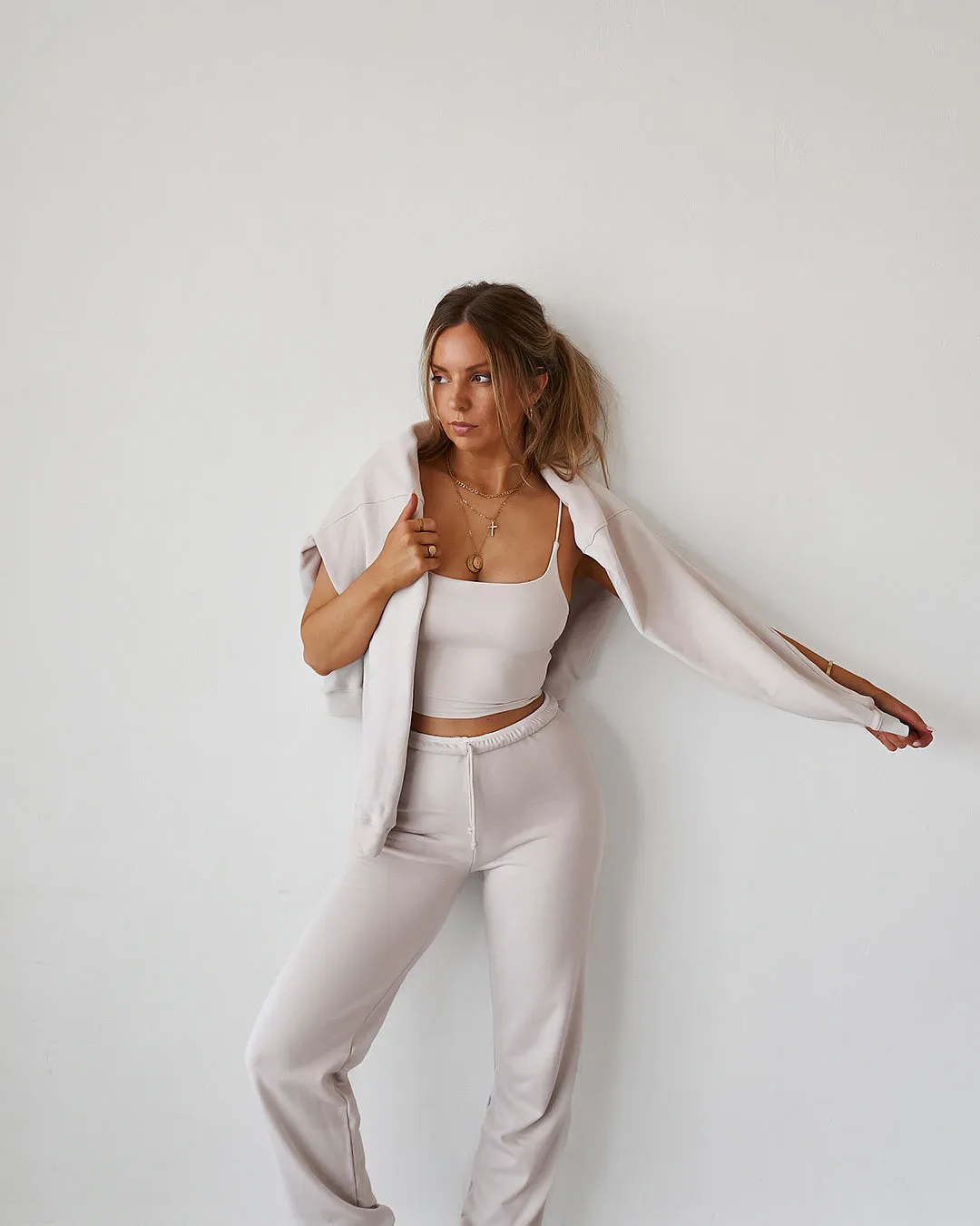 Sports Crop Top - Almond sold by Old Sport product image thumbnail 4