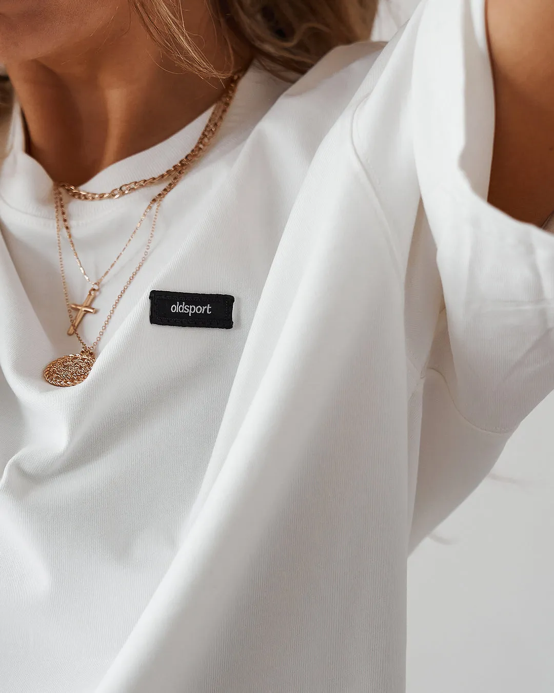 Oversized Tee - White sold by Old Sport product image thumbnail 2