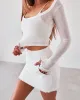 Sweat Mini Skirt - Milk sold by Old Sport
