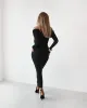 Sheer Long Sleeve Top - Black sold by Old Sport