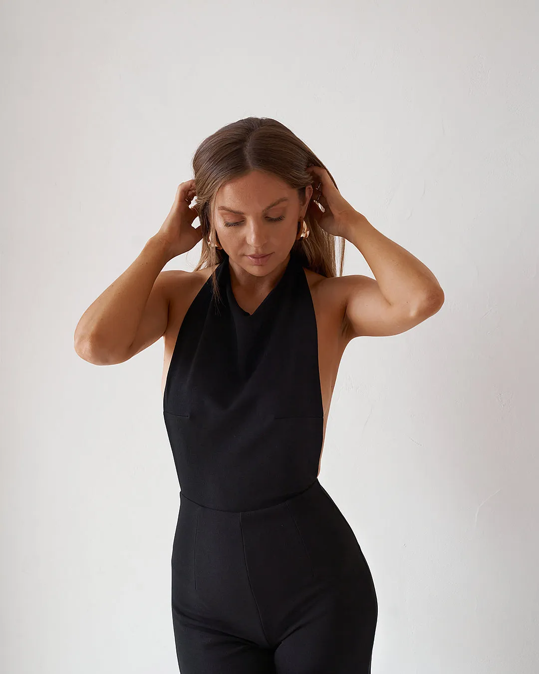 Backless Jumpsuit - Black sold by Old Sport product image thumbnail 4