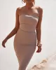 Power Mesh Maxi Skirt - Nude sold by Old Sport