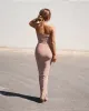 Power Mesh Maxi Skirt - Nude sold by Old Sport