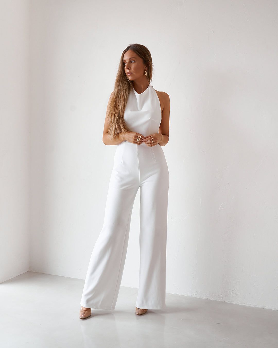Backless Jumpsuit - Vintage White (Back Order) sold by Old Sport product image thumbnail 3