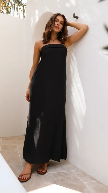 Saphira Maxi Dress - Black sold by Billy J