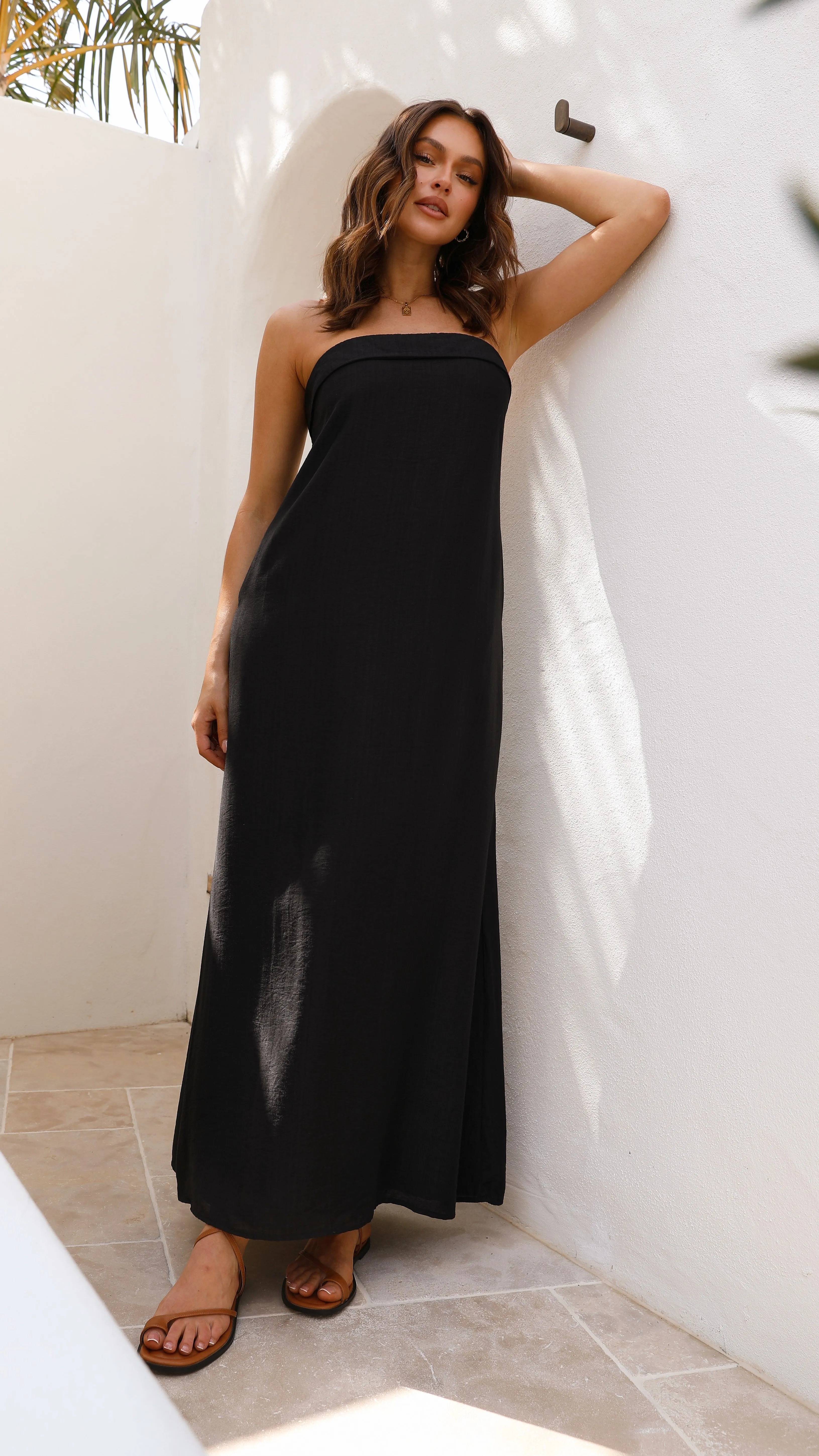 Saphira Maxi Dress - Black sold by Billy J